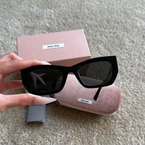 Miu Miu Black Sunglasses